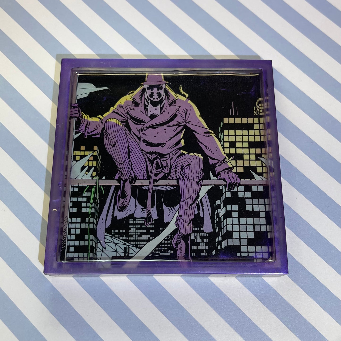 “Ink Blot” Comic Book Resin Coaster