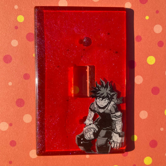 “Heroic” Manga Resin Light Switch Cover