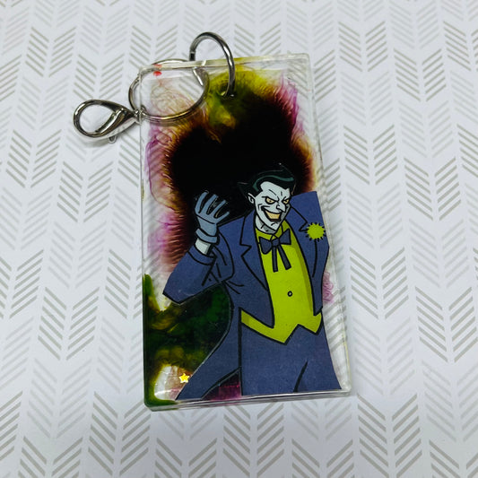 “Always Laughing” Comic Book Resin Large Keychain