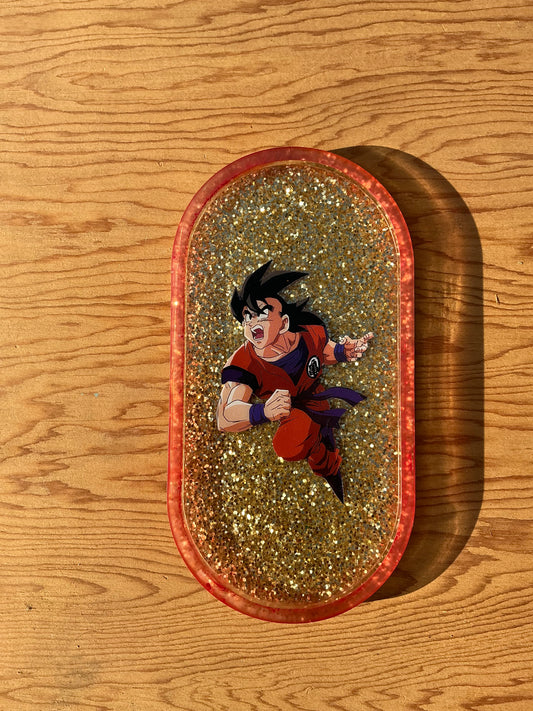 Golden Manga Resin Ash Tray