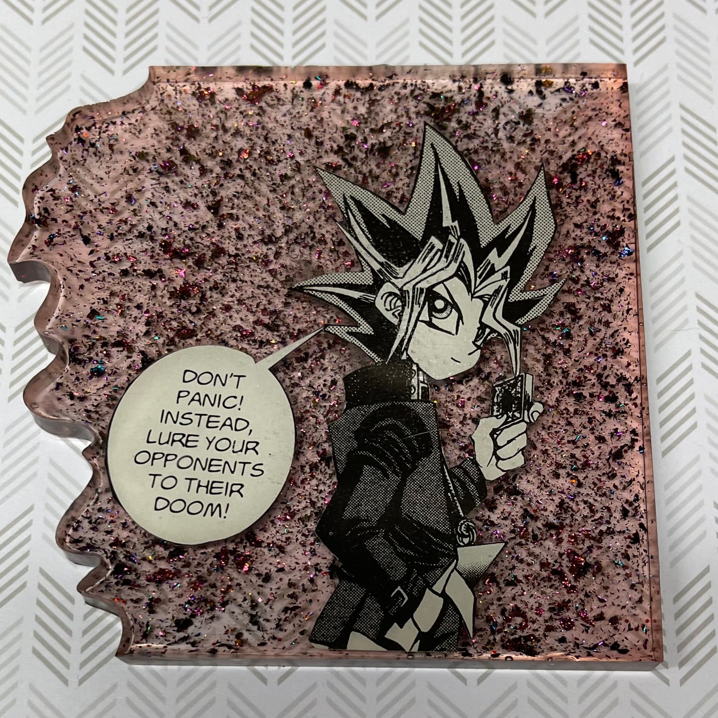 “Opponent” Manga Resin Coaster