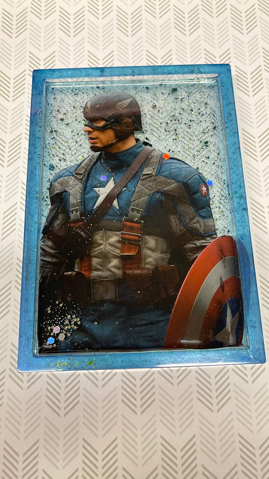 “Soldier” Comic Book Resin Tray