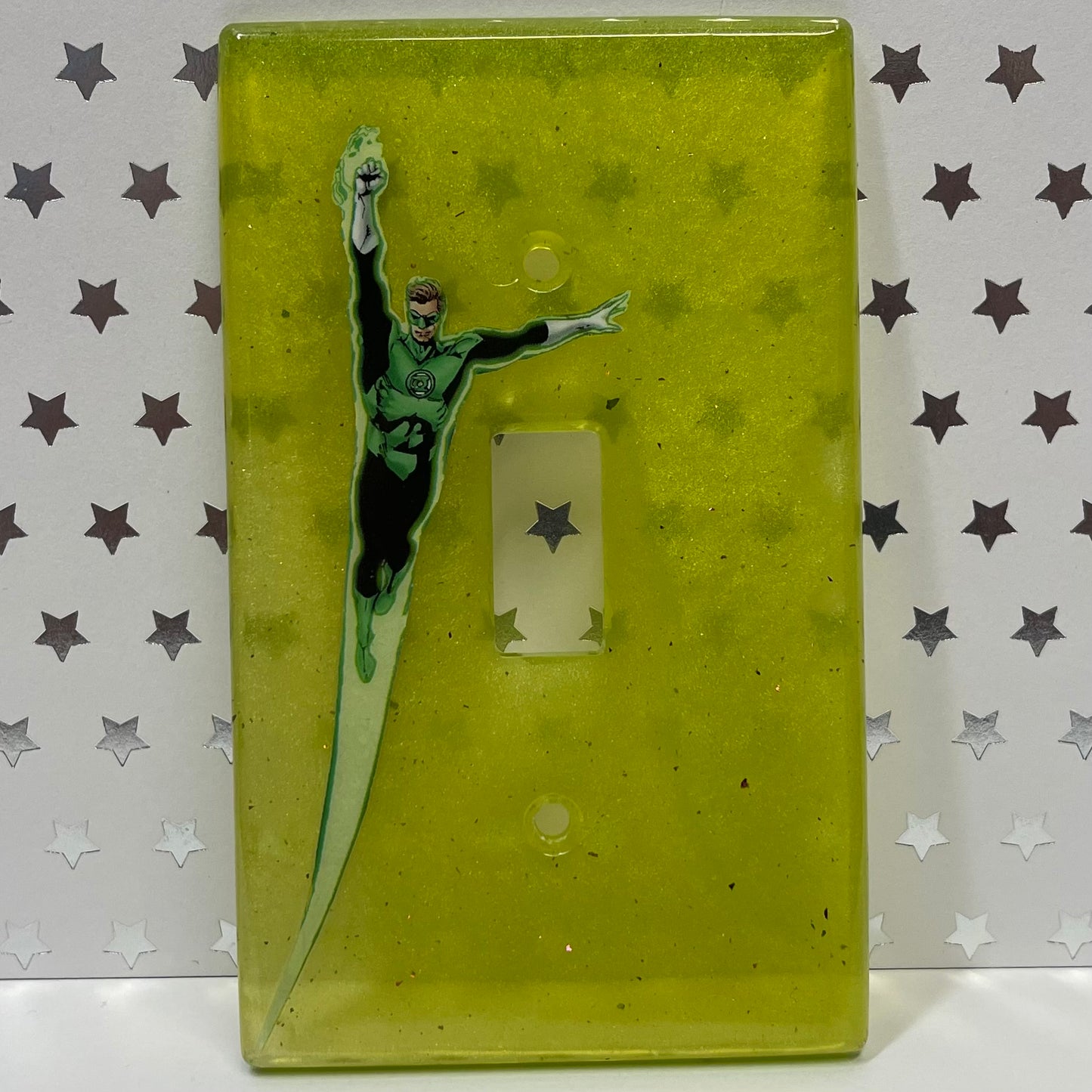 “Speed of Light” Comic Book Resin Light Switch Cover