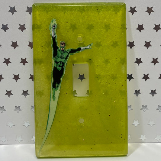 “Speed of Light” Comic Book Resin Light Switch Cover