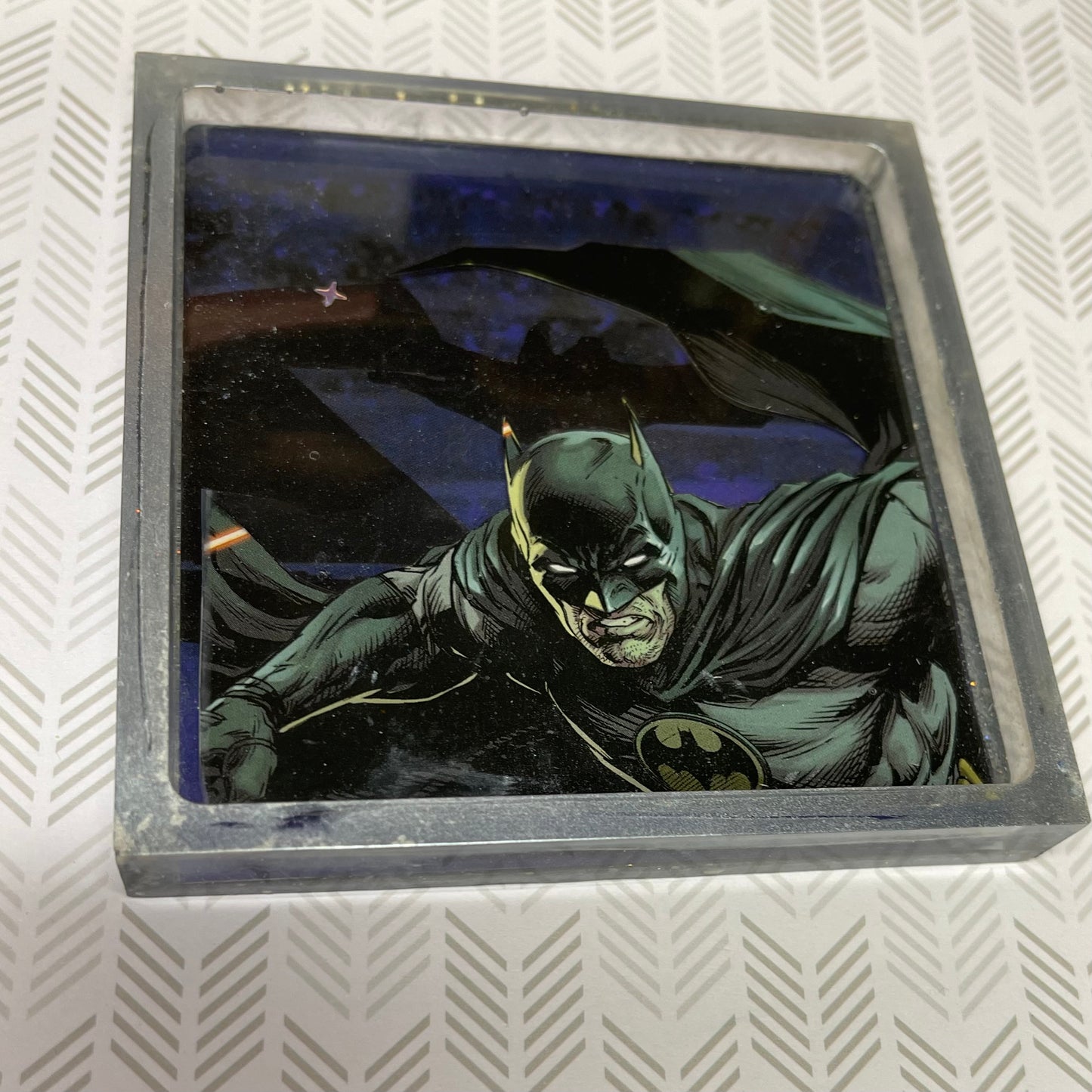 “Knight” Comic Book Resin Coaster