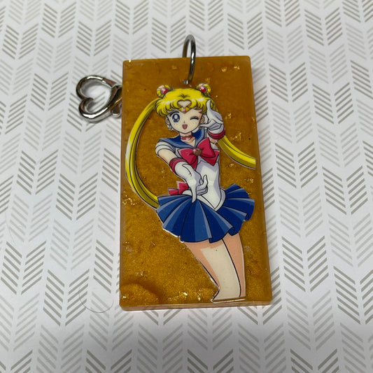 “Sailing For Justice” Large Manga Resin Keychain