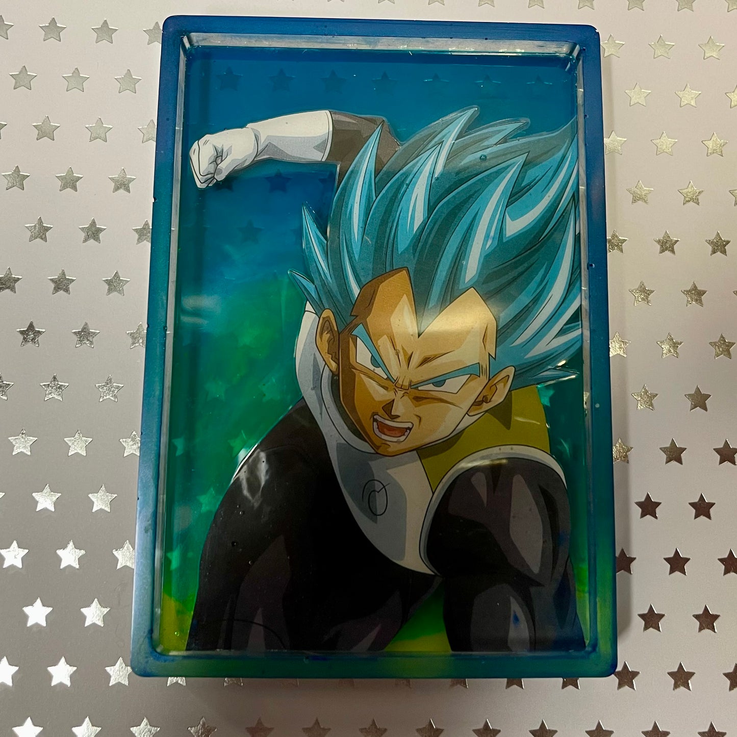 Blue and Green Manga Resin Tray