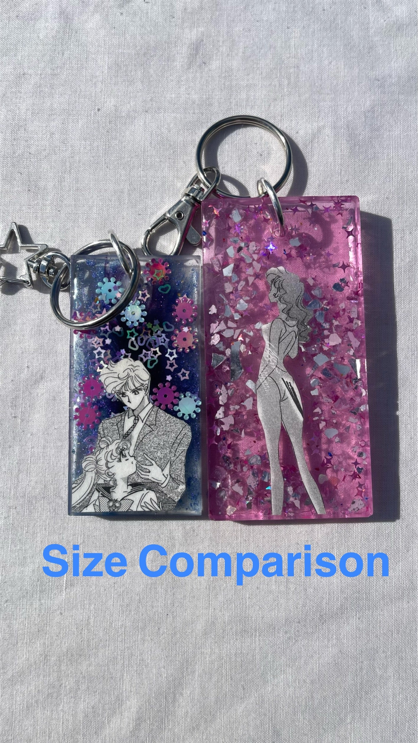 “Neptune” Large Manga Resin Keychain