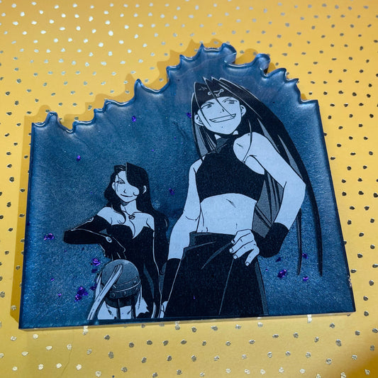 “Lusting” Recycled Manga Coaster