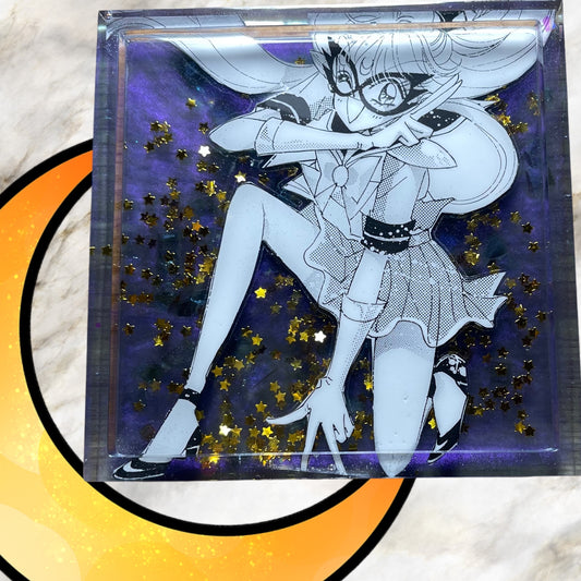 Shōjo Venus Moonlight Guardian Manga Resin Coaster