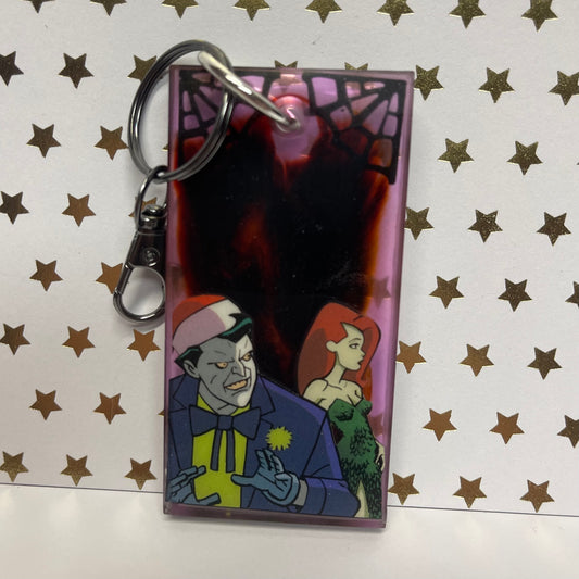 “Un-Merry Christmas” Comic Book Resin Keychain