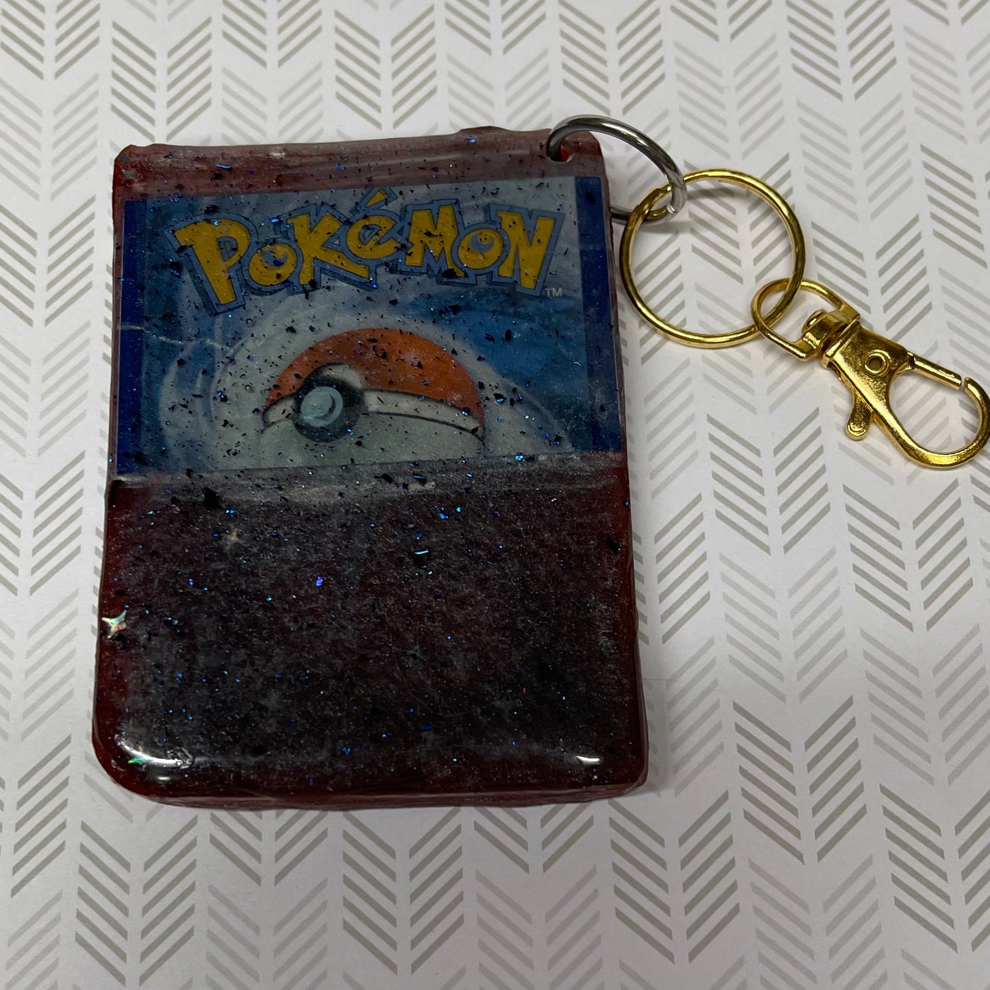 Game Console Red Keychain