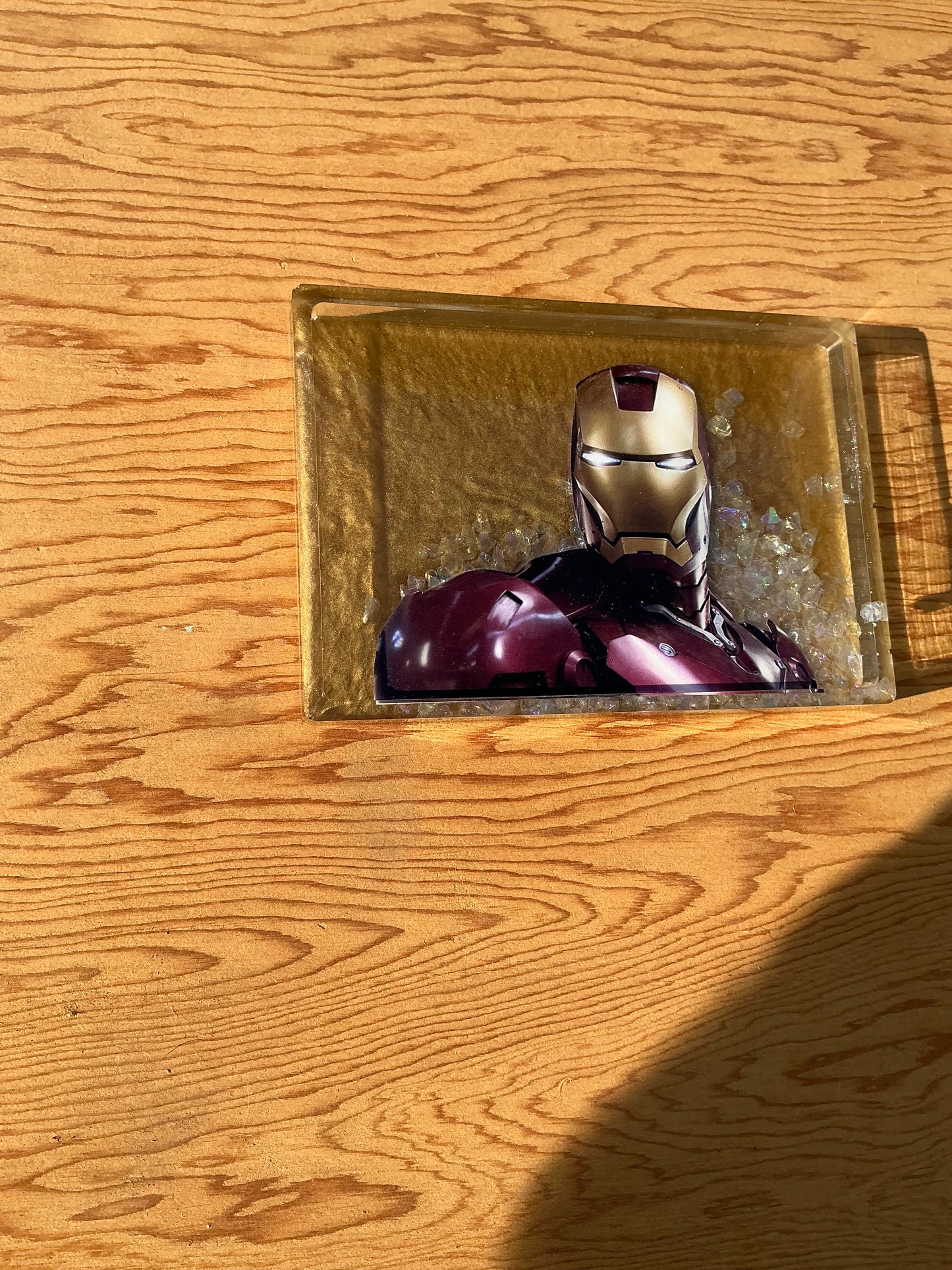 Gold Comic Book Resin Tray