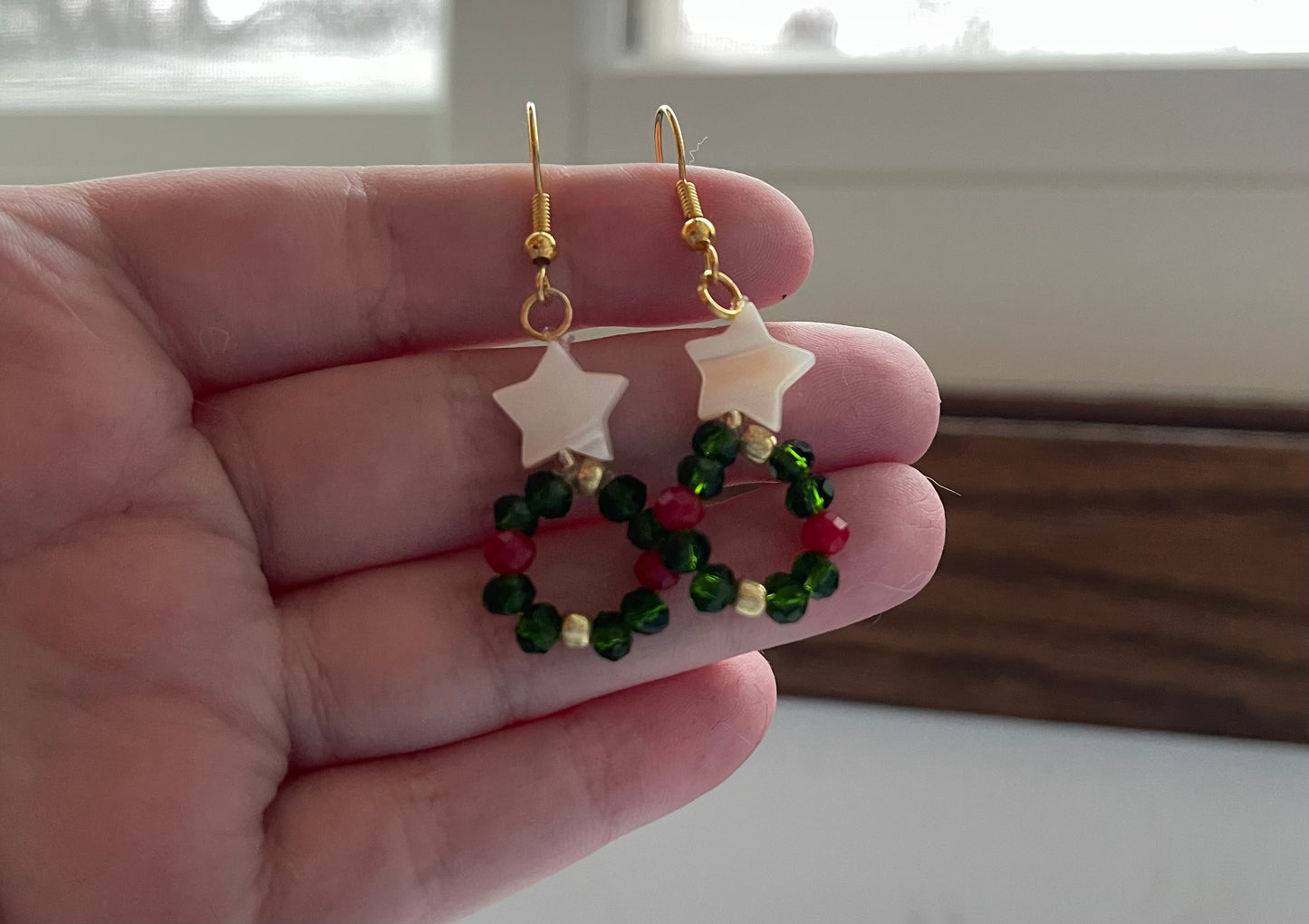 Christmas Wreath Earrings