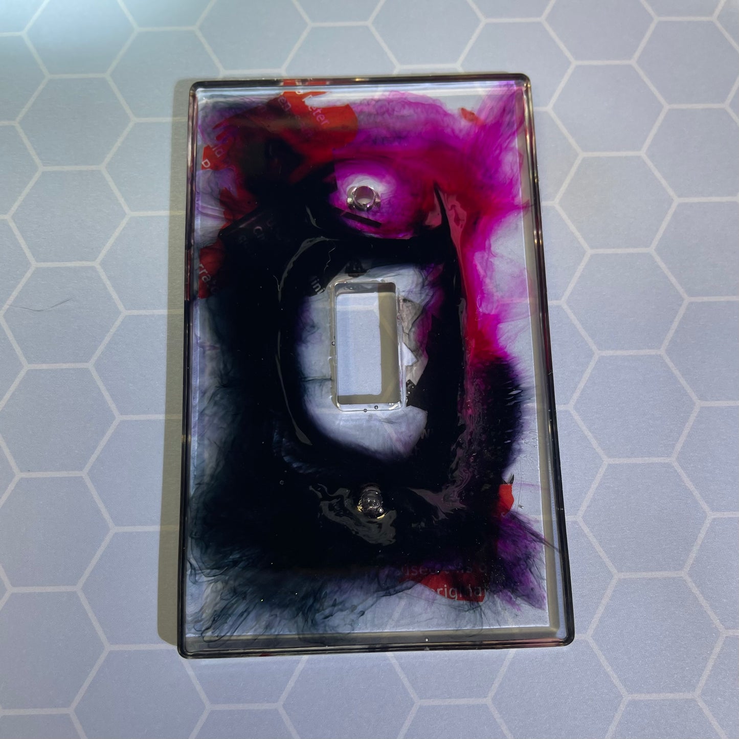 “Besties” Resin Light Switch Cover