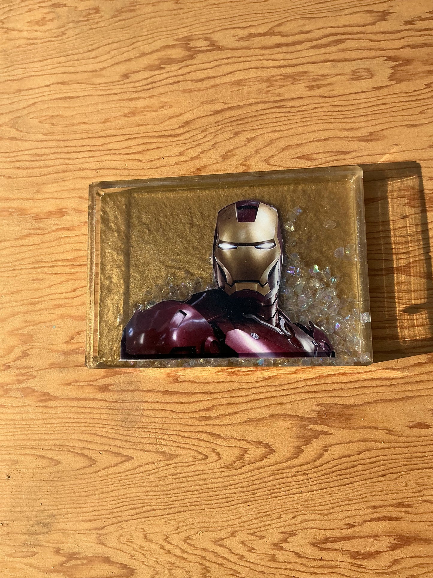 Gold Comic Book Resin Tray