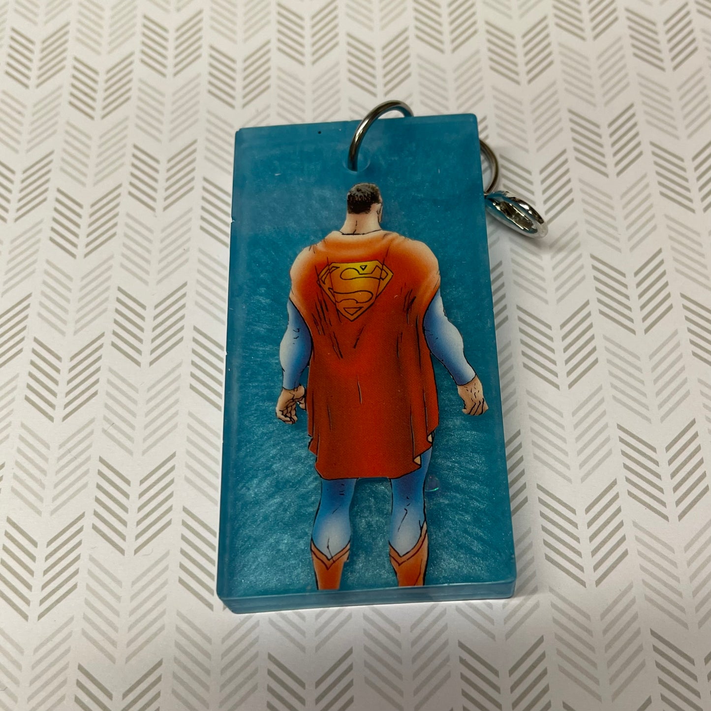 “Hopeful” Large Comic Book Resin Keychain