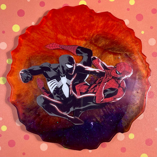 “Arachnophobia” Comic Book Resin Coaster