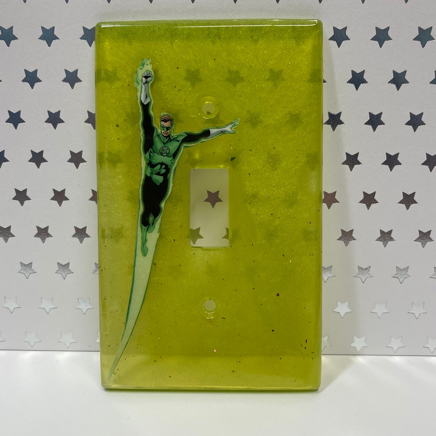 “Speed of Light” Comic Book Resin Light Switch Cover