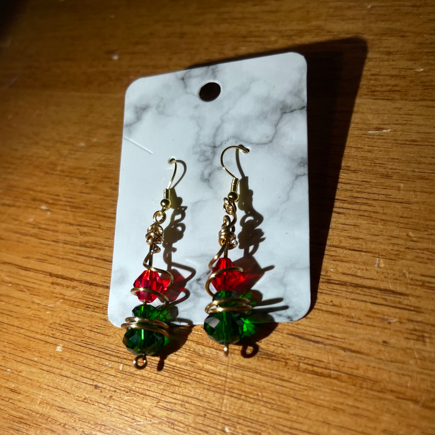 Festive Spiral Earrings