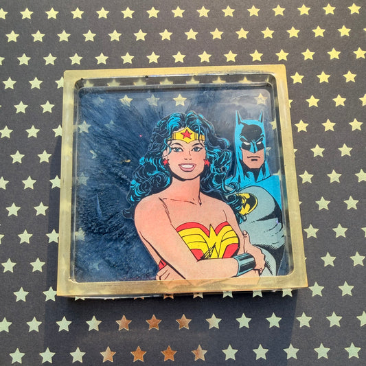 “Wonderful Justice” Comic Book Resin Coaster