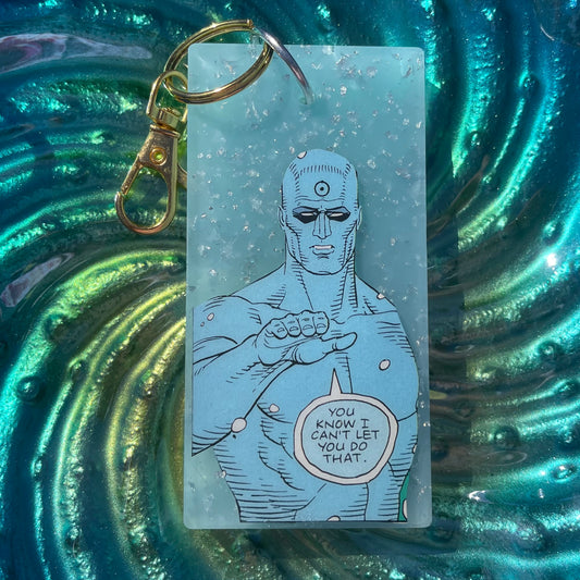 “The Manhattan Project” Comic Book Resin Large Keychain