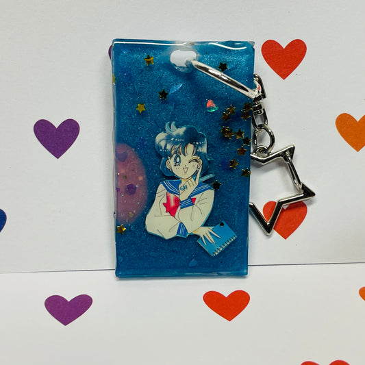 Blue Mercury Manga Resin Mini Keychain
