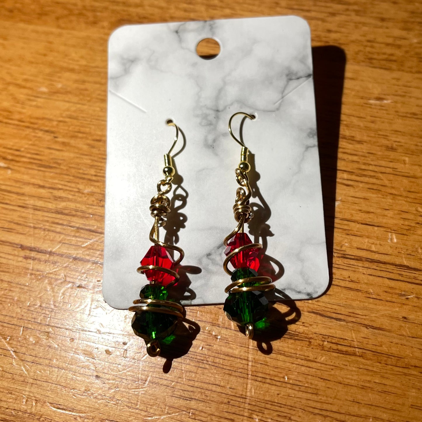 Festive Spiral Earrings