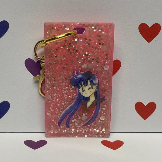 Pink Mars Manga Resin Mini Keychain