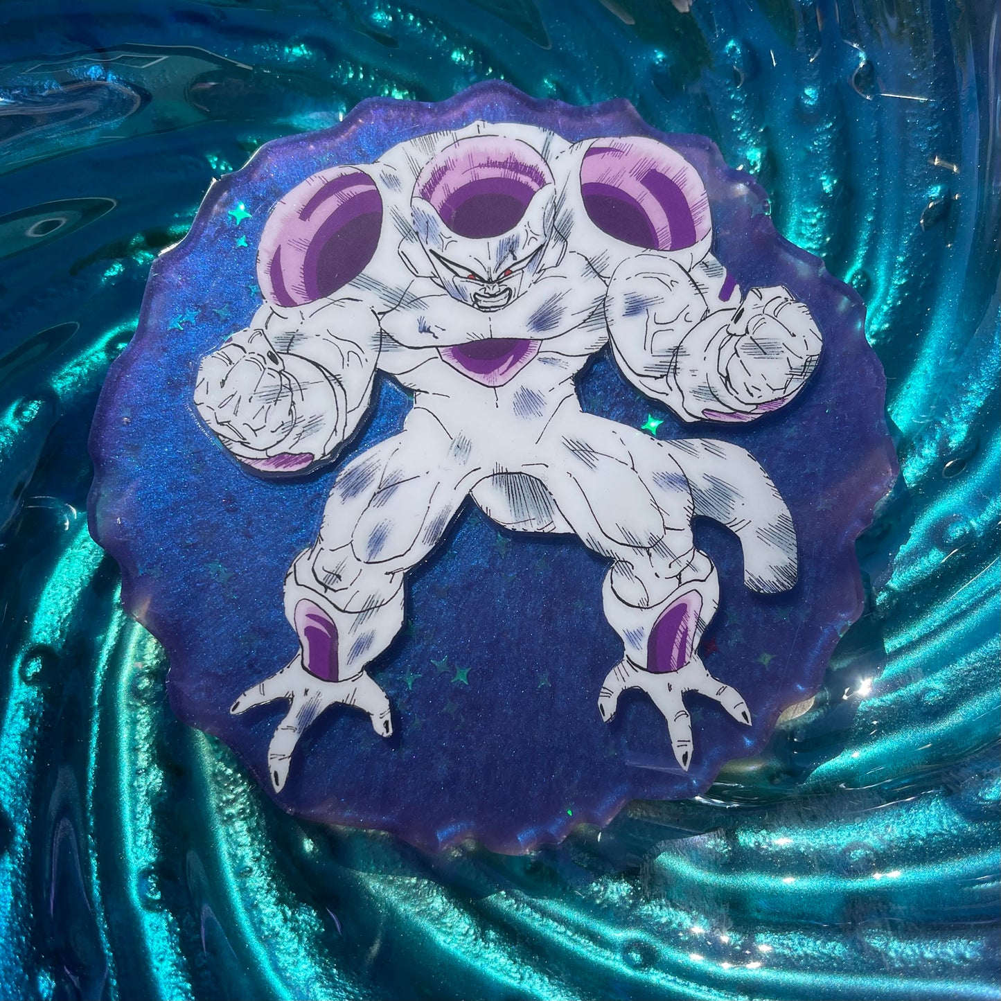 “Cold Alien” Manga Resin Coaster