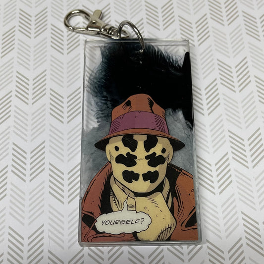 “Doomed” Comic Book Resin Large Keychain