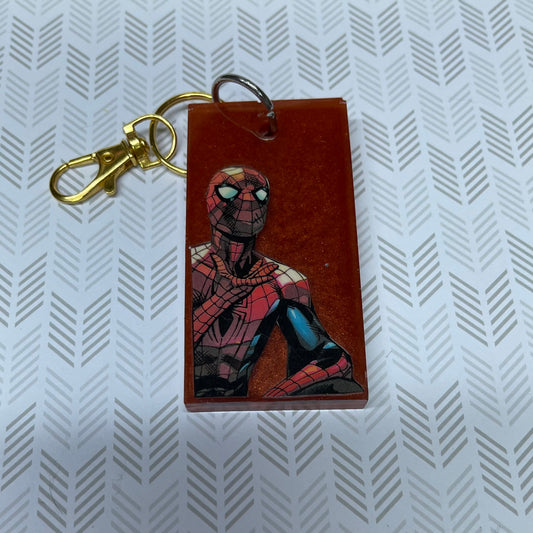 “Thinking” Comic Book Resin Keychain