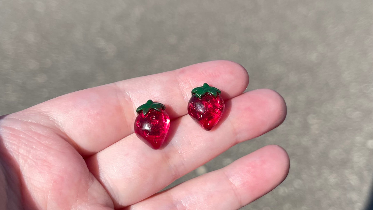 Strawberry Stud Earrings