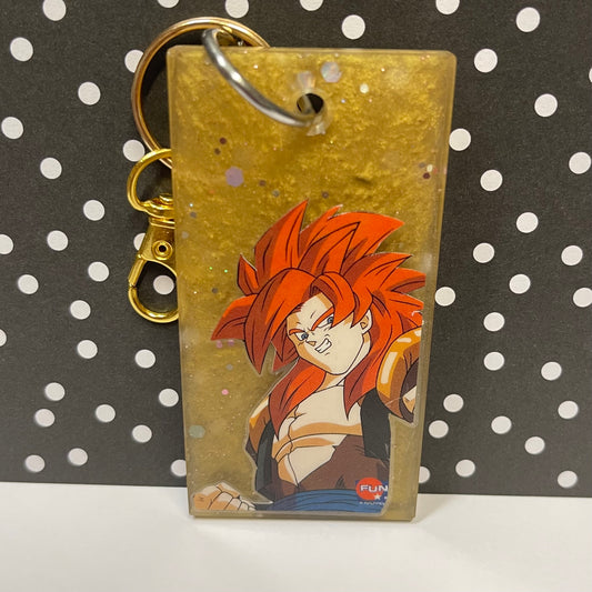 “Red Dragon” Comic Book Resin Large Keychain