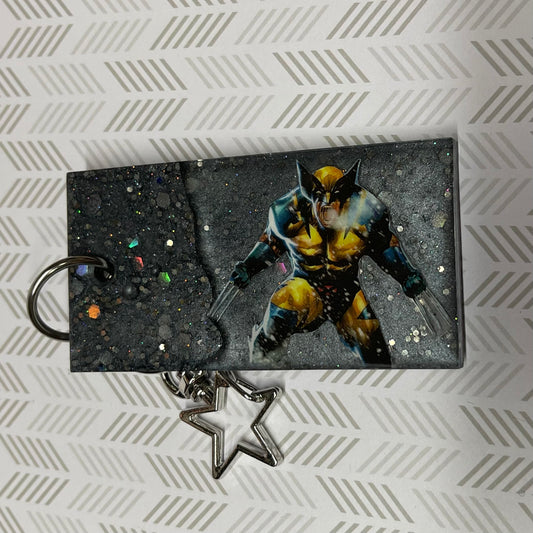 “Claws” Comic Book Resin Keychain