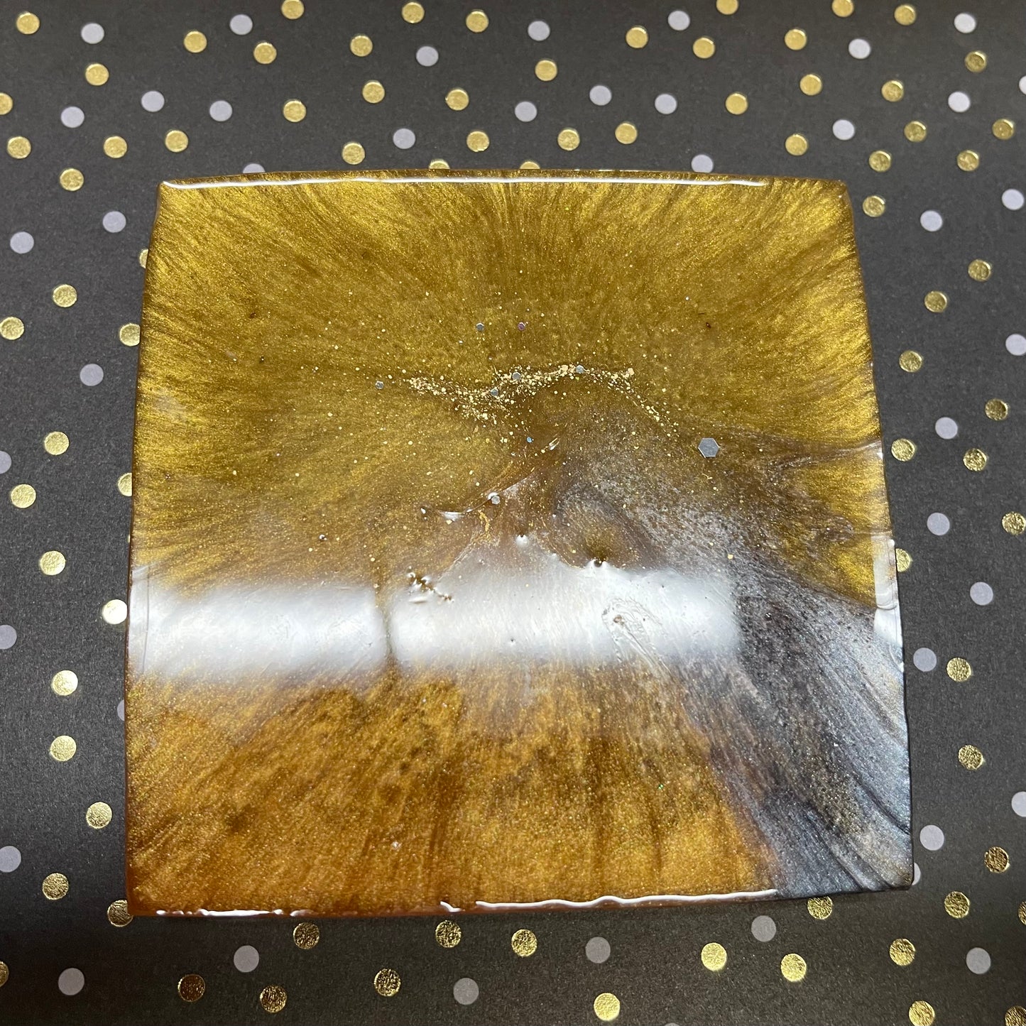 Foxy Comic Book Resin Coaster