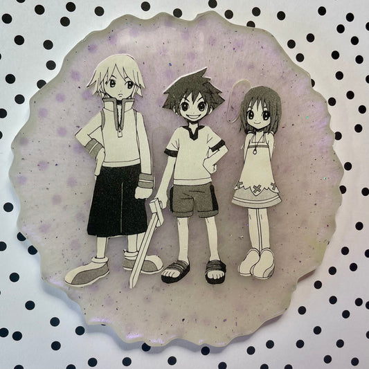 “Destiny Connections” Manga Resin Coaster