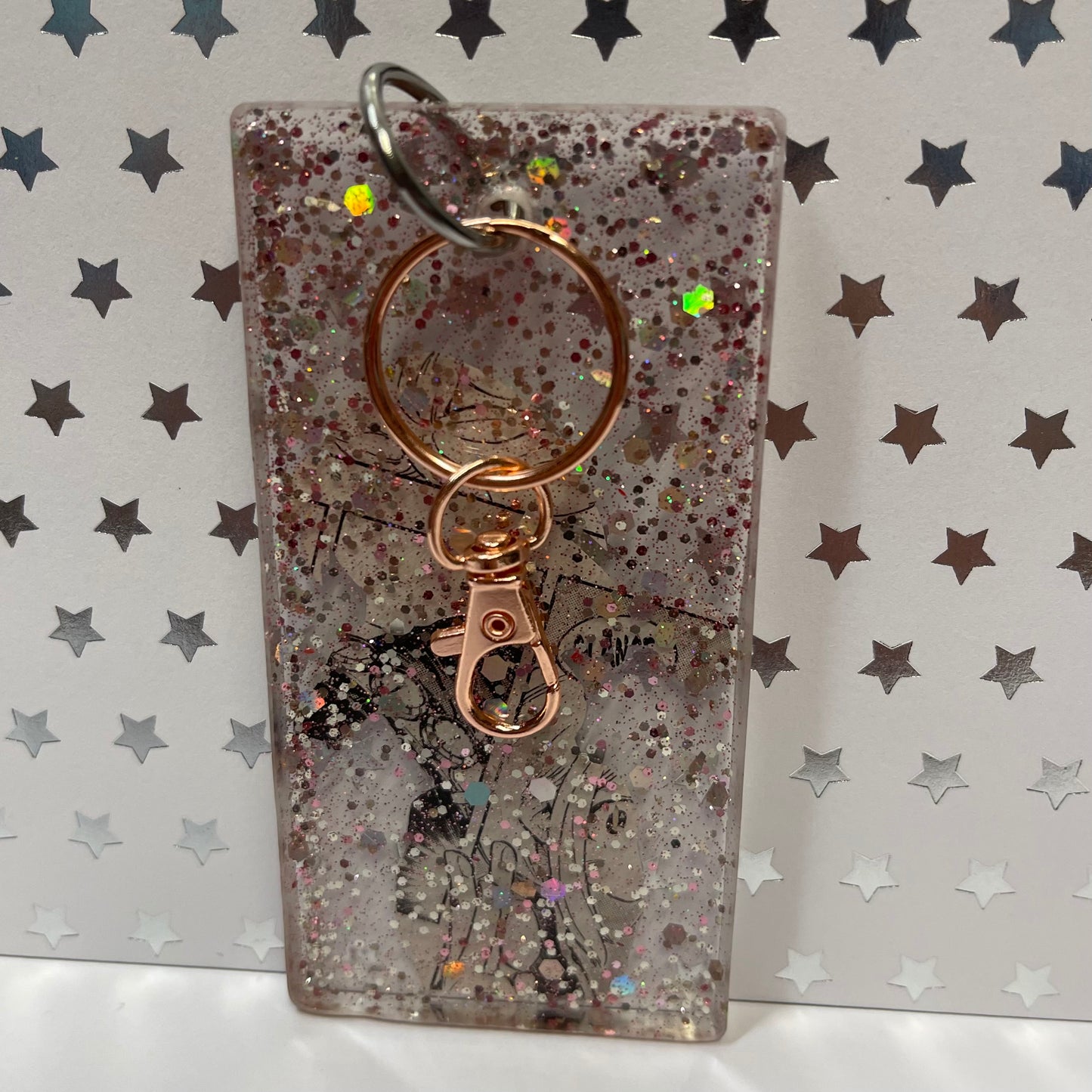 “Academic” Manga Resin Large Keychain