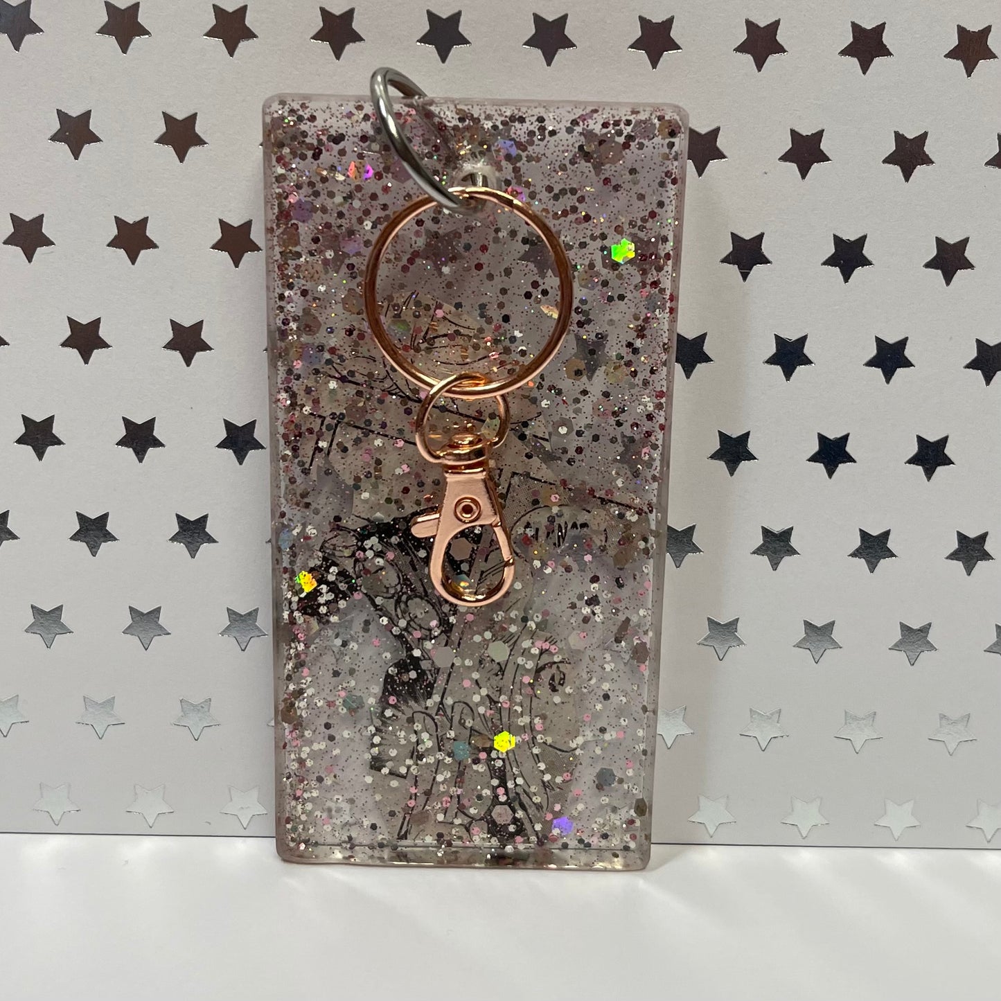 “Academic” Manga Resin Large Keychain