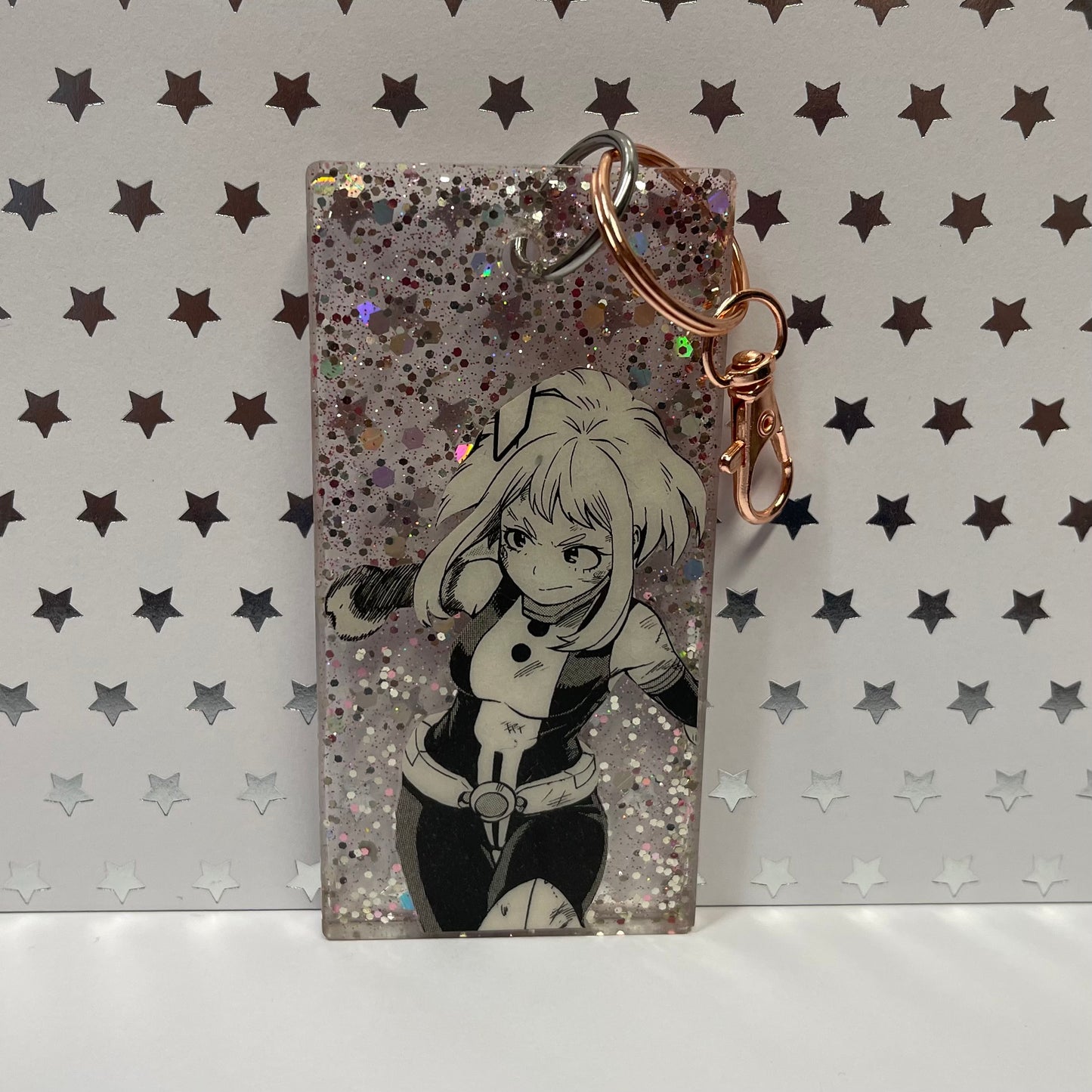 “Academic” Manga Resin Large Keychain
