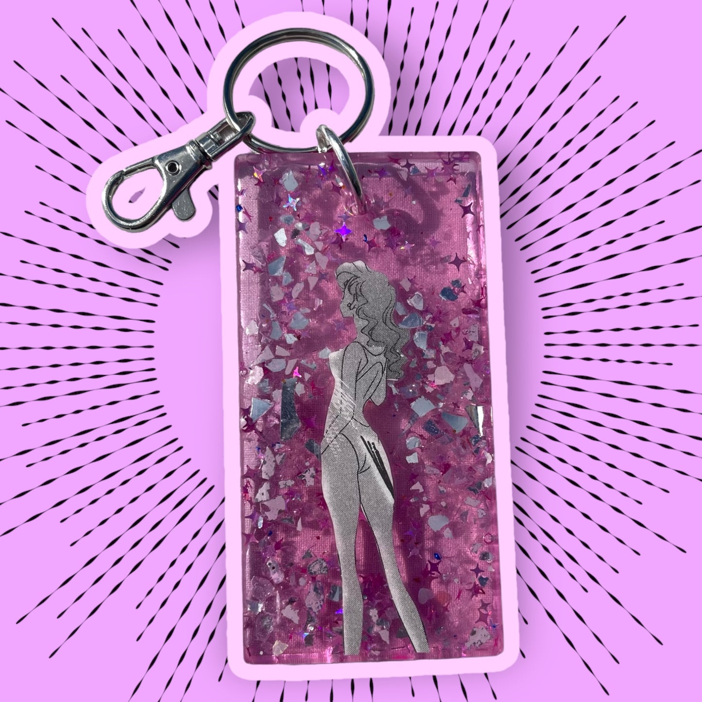 “Neptune” Large Manga Resin Keychain