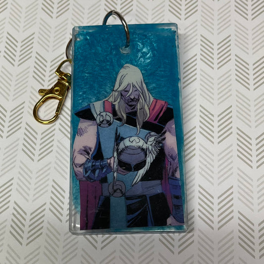 “Lightning” Large Comic Book Resin Keychain