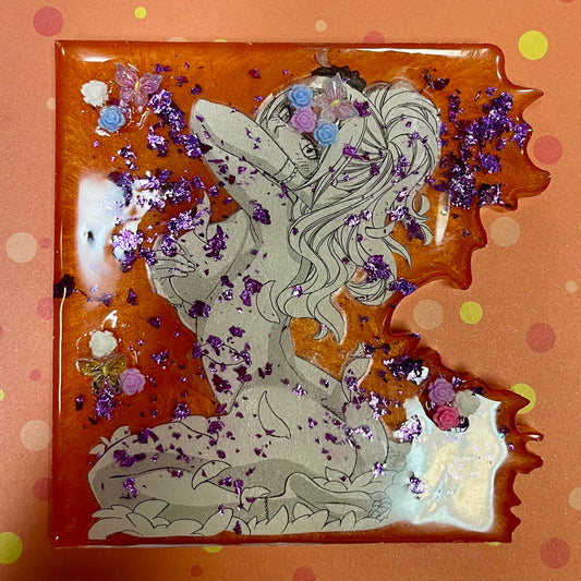 Sexy Manga Resin Coaster