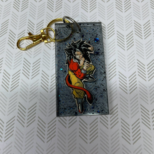 “Number 4” Manga Resin Keychain