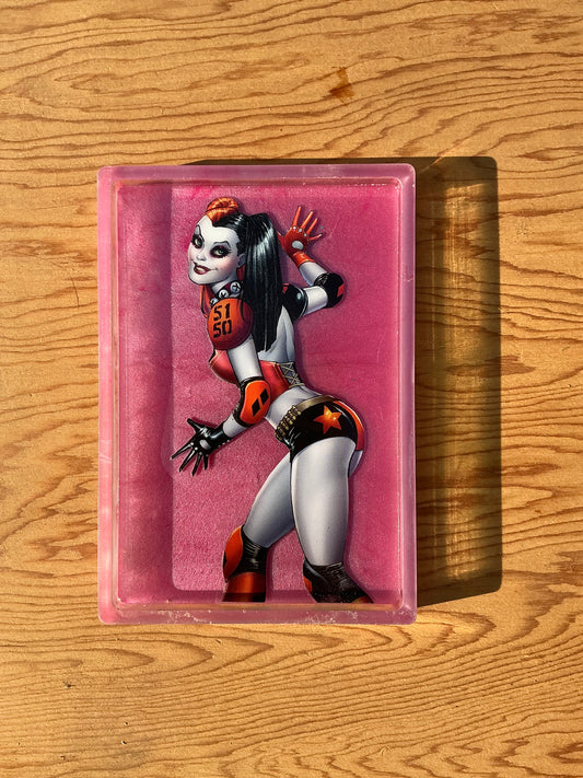 Clown Girl Comic Book Resin Tray