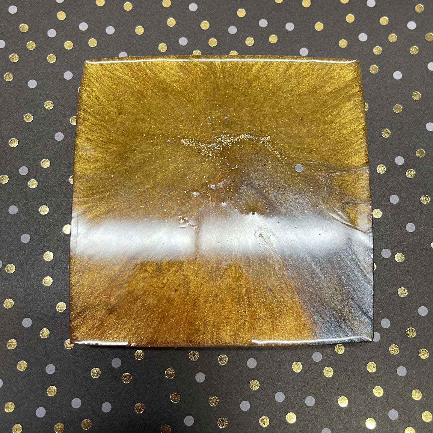 Foxy Comic Book Resin Coaster
