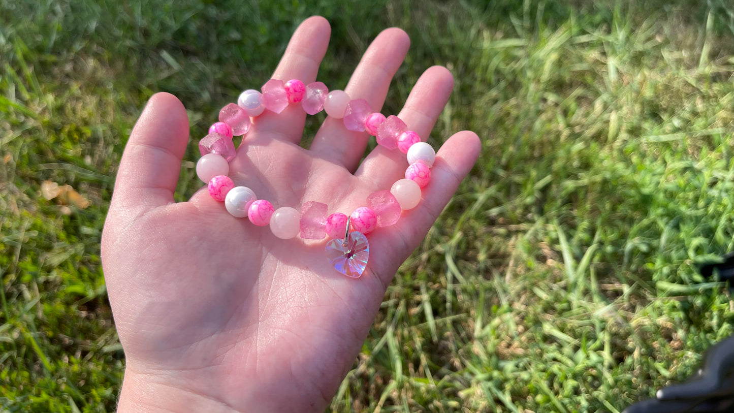 Rose Quartz Gift Of Love Bracelet