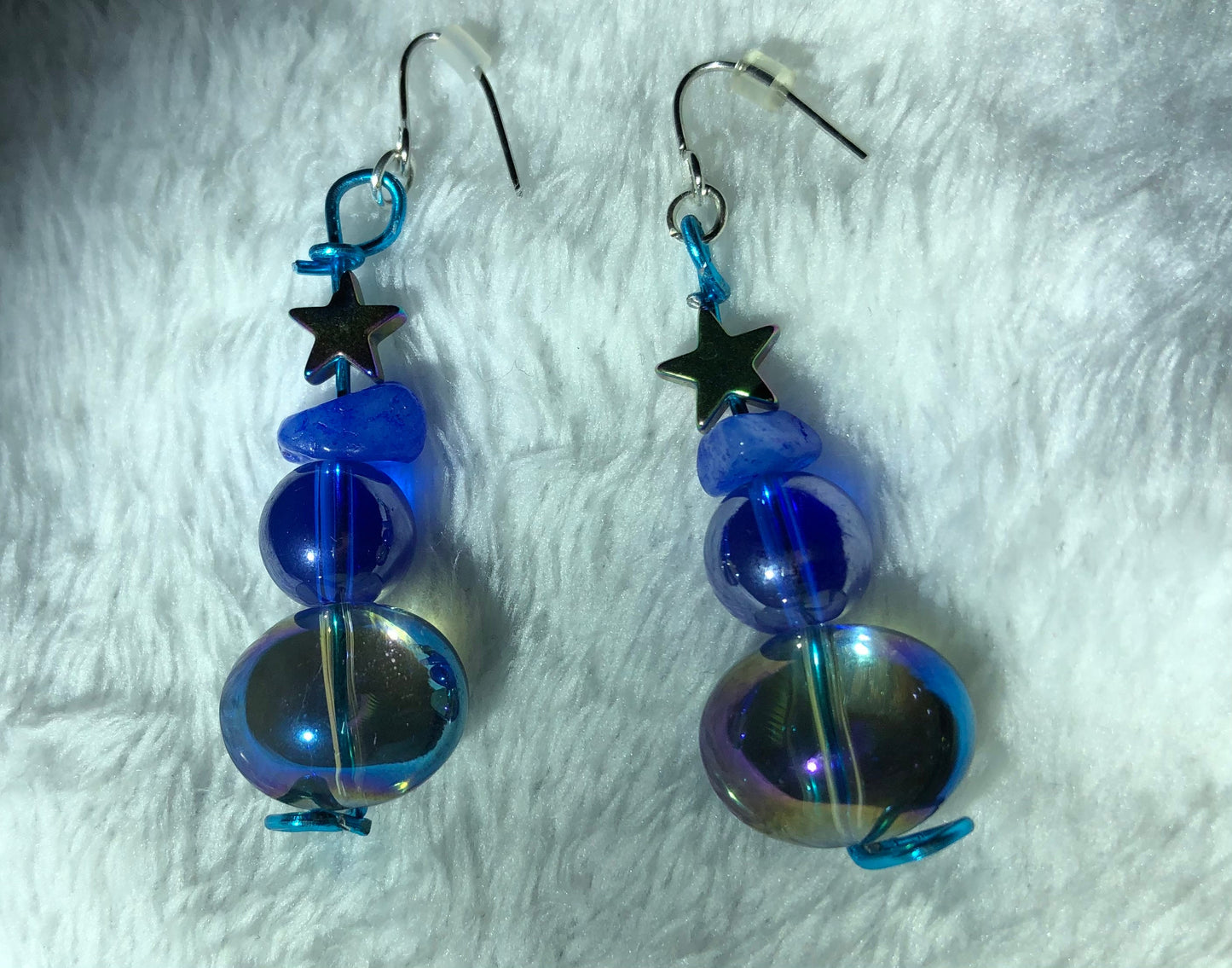 Celestial Star Drop Earrings