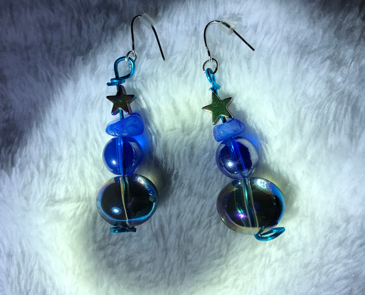 Celestial Star Drop Earrings