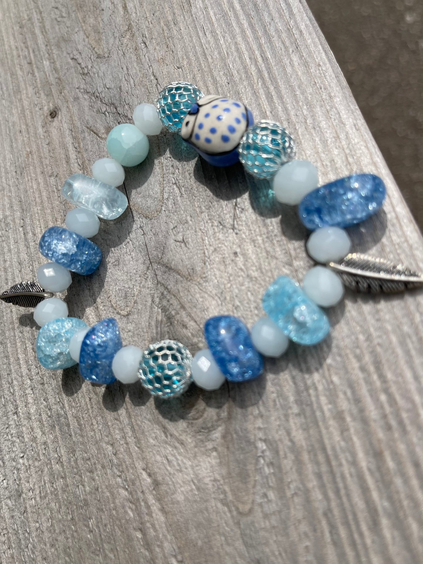 Azure Owl Sapphire Bracelet - Jay Collection